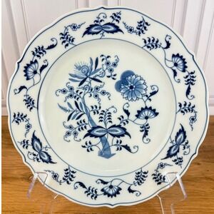 Vintage Blue Danube Cobalt Onion Pattern Dinner Plate 10-1/4" Pre-1976 EUC